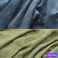 A collection of suede fabrics. 3D Model Vray