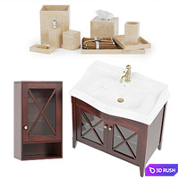 Bathroom furniture Caprigo Napoli 3D Model Corona