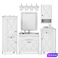 Bathroom furniture Caprigo Napoli 3D Model Corona