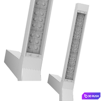 Street lights Integral part 2 3D Model Corona