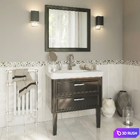 Kerama Marazzi Pompei 80 black (2 drawers)