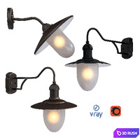 ARUBA, outdoor lighting, wall lamps from the company LUCIDE, Belgium.