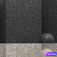 Material (seamless) - stone, panel set 84 3D Model Corona