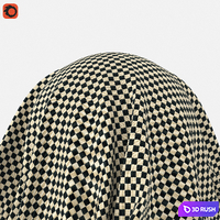 Vitra - Checkered Fabric 3D Model Corona