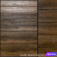 Yurtbay Seramik Bark Wood Walnut 200x1200 3D Model Vray