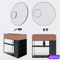 Wall-mounted washbasin Globo