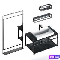 Plaza Next collection 3D Model Corona
