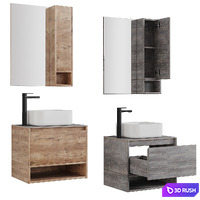 STWORKI Karlstad 60/75/90 Rustic Oak / Rochelle 3D Model