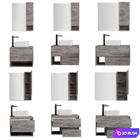 STWORKI Karlstad 60/75/90 Rustic Oak / Rochelle 3D Model Vray, Corona