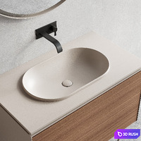 Nic Design Lama Vanity unit Set 2 3D Model Vray, Corona