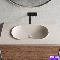 Nic Design Lama Vanity unit Set 2 3D Model Vray, Corona