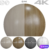 Seamless texture - Oak 2 3D Model Vray, Corona