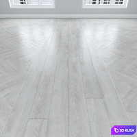 Parquet Oak, 3 types: herringbone, linear, chevron. 3D Model Vray