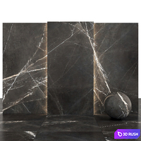 Marquina gray marble 3D Model Vray