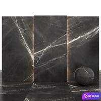 Marquina gray marble 3D Model Vray