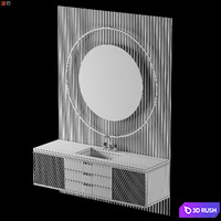 Luxury Brands Bathroom 3D Model Vray, Corona