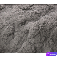 Rock cliff wall №40 3D Model Corona