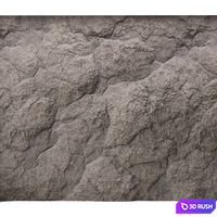 Rock cliff wall №40 3D Model Corona