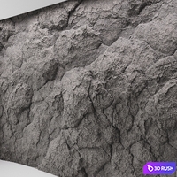 Rock cliff wall №40 3D Model Corona