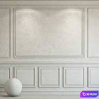 Decorative plaster with molding 228 3D Model Vray, Corona