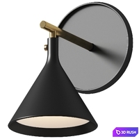 Cast Sconce by MENU 3D Model Vray, Corona