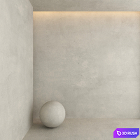 Decorative plaster 19 3D Model Vray, Corona