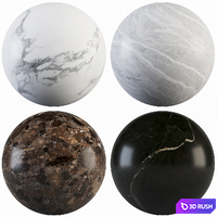 Collection Marble 24 3D Model Vray