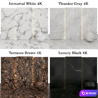 Collection Marble 24 3D Model Vray