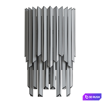 BRA WITH CRYSTALS (CHROME) 3D Model Corona
