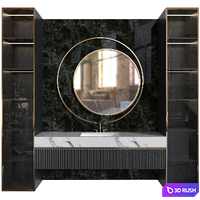 Bathroom Furniture Set_04 3D Model Vray, Corona