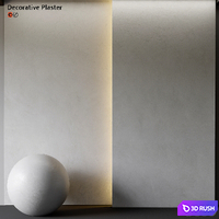 Decorative plaster 3D Model Vray, Corona