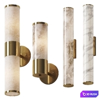 Lampatron Marble and Prisca - Wall Lamps Set 3D Model Vray, Corona
