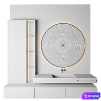 Luxury Bathroom 67 3D Model Vray, Corona