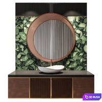 Luxury Bathroom 70 3D Model Vray, Corona