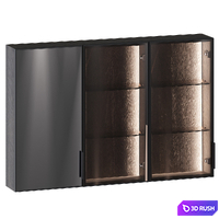 INBANI STRATO Glass Doors furniture units 3D Model Corona