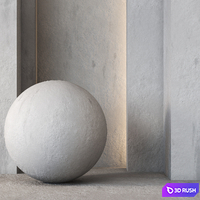 Grunge Old Plaster Texture 4K - Seamless 3D Model Vray, Corona