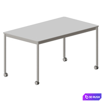 Base Table With Castors