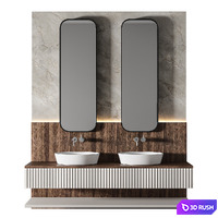 Luxury Bathroom_127 3D Model Vray, Corona