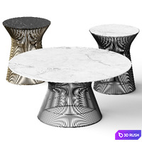 KNOLL Platner Coffee Table 3D Model Vray
