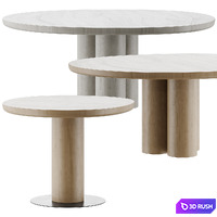 OLLE dining table 3D Model Corona