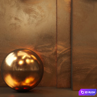 Metal Brass/PBR/Seamless/4k/set07 3D Model Corona