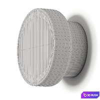 Marset Roc Wall Lamp 3D Model Vray, Corona