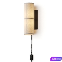 Menu Hashira Wall Lamp 3D Model Vray, Corona
