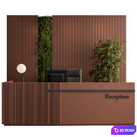Office Reception - Office Set 365 3D Model Vray, Corona