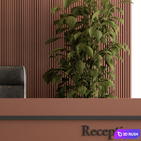 Office Reception - Office Set 365 3D Model Vray, Corona