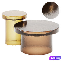 Alwa Three Coffee Table by Pulpo / Glass table