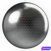 Metal panel Materials 3- perforated Metal panel, Pbr 4k Seamless 3D Model Vray, Corona