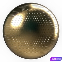 Metal panel Materials 3- perforated Metal panel, Pbr 4k Seamless 3D Model Vray, Corona