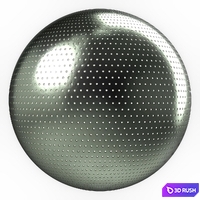 Metal panel Materials 3- perforated Metal panel, Pbr 4k Seamless 3D Model Vray, Corona