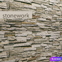 Masonry 3D Model Vray